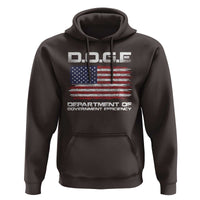 DOGE Department of Government Efficiency US Flag Hoodie