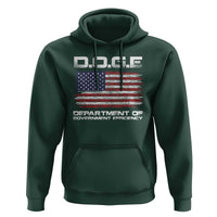 DOGE Department of Government Efficiency US Flag Hoodie