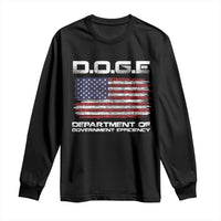 DOGE Department of Government Efficiency US Flag Long Sleeve Shirt