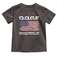 DOGE Department of Government Efficiency US Flag Toddler T Shirt