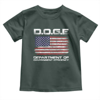 DOGE Department of Government Efficiency US Flag Toddler T Shirt