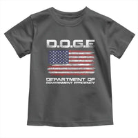 DOGE Department of Government Efficiency US Flag Toddler T Shirt