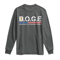 DOGE Department of Government Efficiency Long Sleeve Shirt - Wonder Print Shop