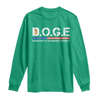 DOGE Department of Government Efficiency Long Sleeve Shirt - Wonder Print Shop