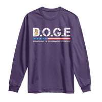 DOGE Department of Government Efficiency Long Sleeve Shirt - Wonder Print Shop