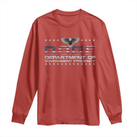 D.O.G.E. DOGE Department of Government Efficiency Long Sleeve Shirt American Flag Eagle