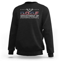 D.O.G.E. DOGE Department of Government Efficiency Sweatshirt American Flag Eagle