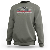 D.O.G.E. DOGE Department of Government Efficiency Sweatshirt American Flag Eagle