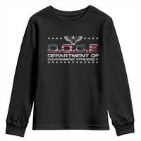 D.O.G.E. DOGE Department of Government Efficiency Youth Sweatshirt American Flag Eagle