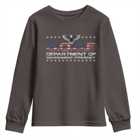D.O.G.E. DOGE Department of Government Efficiency Youth Sweatshirt American Flag Eagle