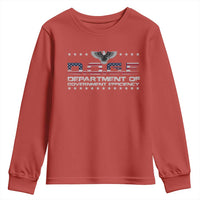 D.O.G.E. DOGE Department of Government Efficiency Youth Sweatshirt American Flag Eagle