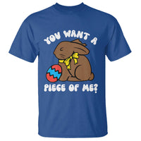 Funny Easter Bunny T Shirt Chocolate Rabbit You Want Piece Of Me
