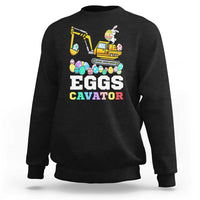 Easter Eggs-Cavator Sweatshirt Bunny Excavator