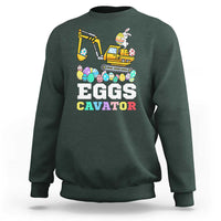 Easter Eggs-Cavator Sweatshirt Bunny Excavator