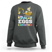 Easter Eggs-Cavator Sweatshirt Bunny Excavator