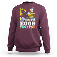 Easter Eggs-Cavator Sweatshirt Bunny Excavator
