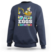 Easter Eggs-Cavator Sweatshirt Bunny Excavator