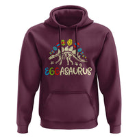 Easter Dinosaur Hoodie Kids Eggasaurus Easter Stegosaurus Dino Toddler Boys - Wonder Print Shop