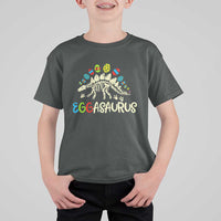 Easter Dinosaur T Shirt For Kid Kids Eggasaurus Easter Stegosaurus Dino Toddler Boys - Wonder Print Shop