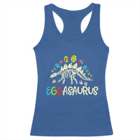 Easter Dinosaur Racerback Tank Top Kids Eggasaurus Easter Stegosaurus Dino Toddler Boys - Wonder Print Shop