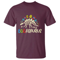 Easter Dinosaur T Shirt Kids Eggasaurus Easter Stegosaurus Dino Toddler Boys - Wonder Print Shop