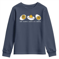 Funny Easter Youth Sweatshirt You Know Why Im Here - Wonder Print Shop