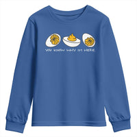 Funny Easter Youth Sweatshirt You Know Why Im Here - Wonder Print Shop