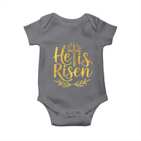 He Is Risen Baby Onesie Jesus Easter Religious Christians - Wonder Print Shop