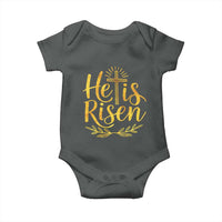 He Is Risen Baby Onesie Jesus Easter Religious Christians - Wonder Print Shop