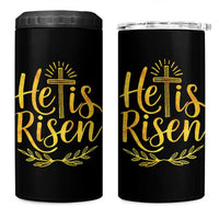 He Is Risen 4 in 1 Can Cooler Tumbler Jesus Easter Religious Christians - Wonder Print Shop
