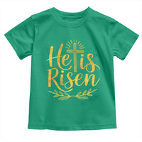 He Is Risen Toddler T Shirt Jesus Easter Religious Christians - Wonder Print Shop