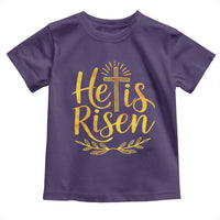 He Is Risen Toddler T Shirt Jesus Easter Religious Christians - Wonder Print Shop