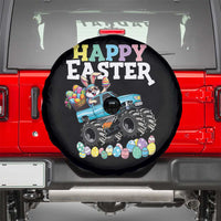 Boys Happy Easter Bunny Monster Truck Spare Tire Cover Eggs Cool Rabbit Car Lovers Toddler - Wonder Print Shop