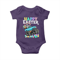 Boys Happy Easter Bunny Monster Truck Baby Onesie Eggs Cool Rabbit Car Lovers Toddler - Wonder Print Shop