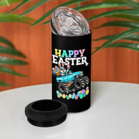 Boys Happy Easter Bunny Monster Truck 4 in 1 Can Cooler Tumbler Eggs Cool Rabbit Car Lovers Toddler - Wonder Print Shop