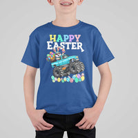 Boys Happy Easter Bunny Monster Truck T Shirt For Kid Eggs Cool Rabbit Car Lovers Toddler - Wonder Print Shop