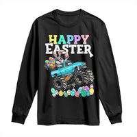 Boys Happy Easter Bunny Monster Truck Long Sleeve Shirt Eggs Cool Rabbit Car Lovers Toddler - Wonder Print Shop