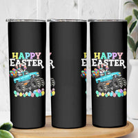 Boys Happy Easter Bunny Monster Truck Skinny Tumbler Eggs Cool Rabbit Car Lovers Toddler - Wonder Print Shop
