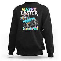 Boys Happy Easter Bunny Monster Truck Sweatshirt Eggs Cool Rabbit Car Lovers Toddler - Wonder Print Shop