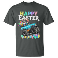 Boys Happy Easter Bunny Monster Truck T Shirt Eggs Cool Rabbit Car Lovers Toddler - Wonder Print Shop