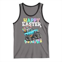 Boys Happy Easter Bunny Monster Truck Tank Top Eggs Cool Rabbit Car Lovers Toddler - Wonder Print Shop