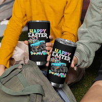 Boys Happy Easter Bunny Monster Truck Tumbler Cup Eggs Cool Rabbit Car Lovers Toddler - Wonder Print Shop