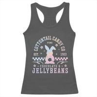 Cottontail Candy Company Easter Racerback Tank Top Carrot Bunny Rabbit Family Matching - Wonder Print Shop
