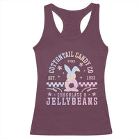 Cottontail Candy Company Easter Racerback Tank Top Carrot Bunny Rabbit Family Matching - Wonder Print Shop