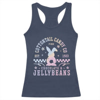 Cottontail Candy Company Easter Racerback Tank Top Carrot Bunny Rabbit Family Matching - Wonder Print Shop