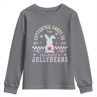 Cottontail Candy Company Easter Youth Sweatshirt Carrot Bunny Rabbit Family Matching - Wonder Print Shop