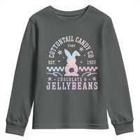 Cottontail Candy Company Easter Youth Sweatshirt Carrot Bunny Rabbit Family Matching - Wonder Print Shop