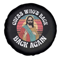 Funny Easter Jesus Spare Tire Cover Retro Vintage Guess Whos Back Again - Wonder Print Shop