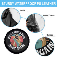 Funny Easter Jesus Spare Tire Cover Retro Vintage Guess Whos Back Again - Wonder Print Shop