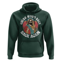 Funny Easter Jesus Hoodie Retro Vintage Guess Whos Back Again - Wonder Print Shop